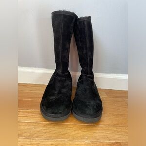 Ugg Australia Alber Black Boots Water Resistant Classic Tall 1016592.  Sz 8💙